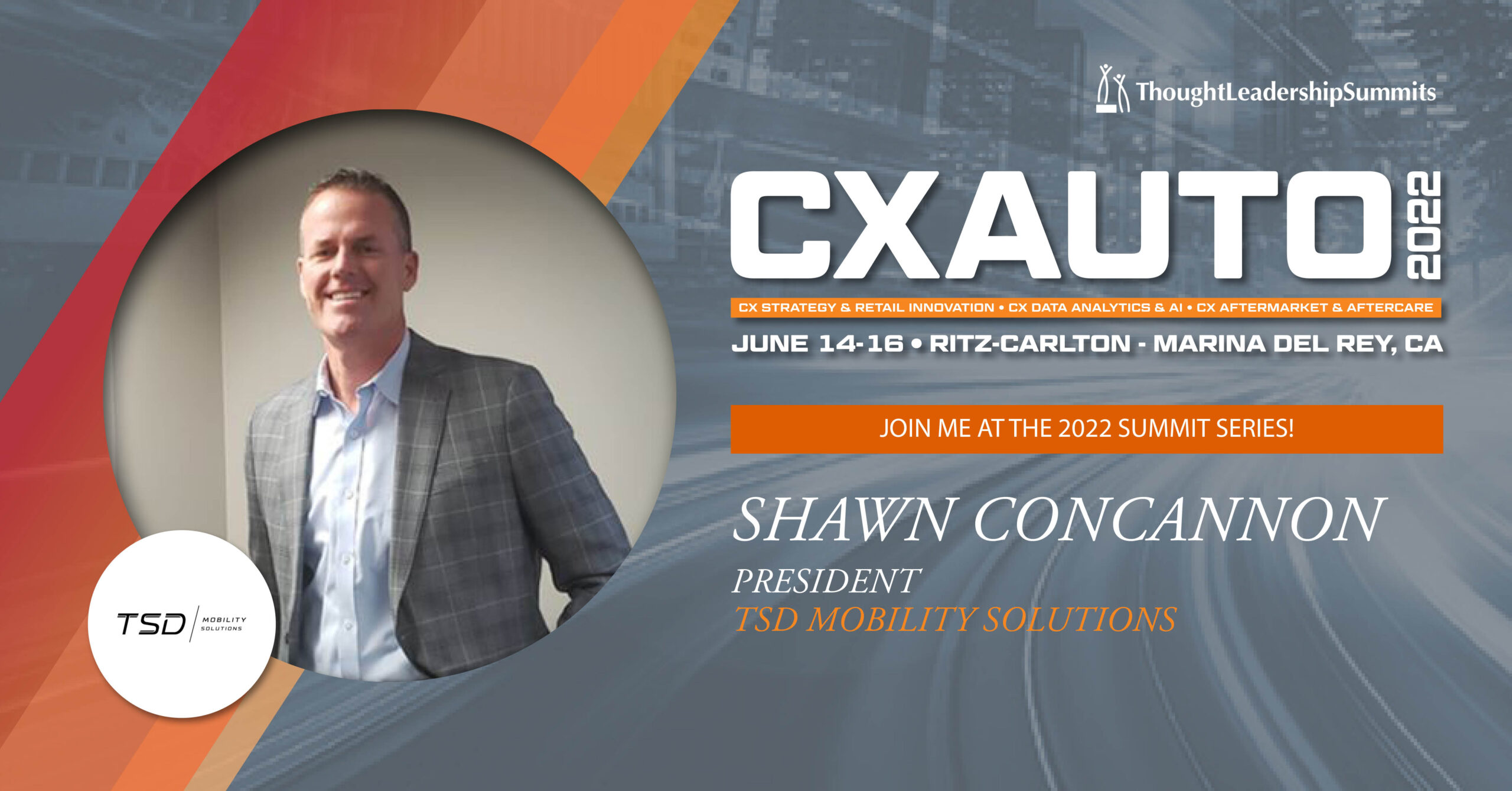 Shawn Concannon TSD Mobility Solutions Thought Leadership Summits